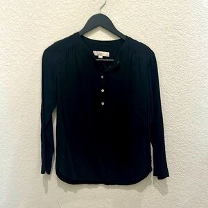 Loft black blouse XXSP